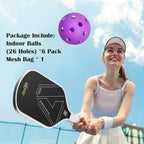 Indoor Pickleballs 6-Pack