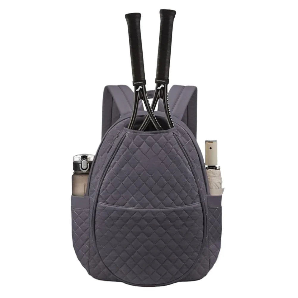 Quilted Tennis Backpack