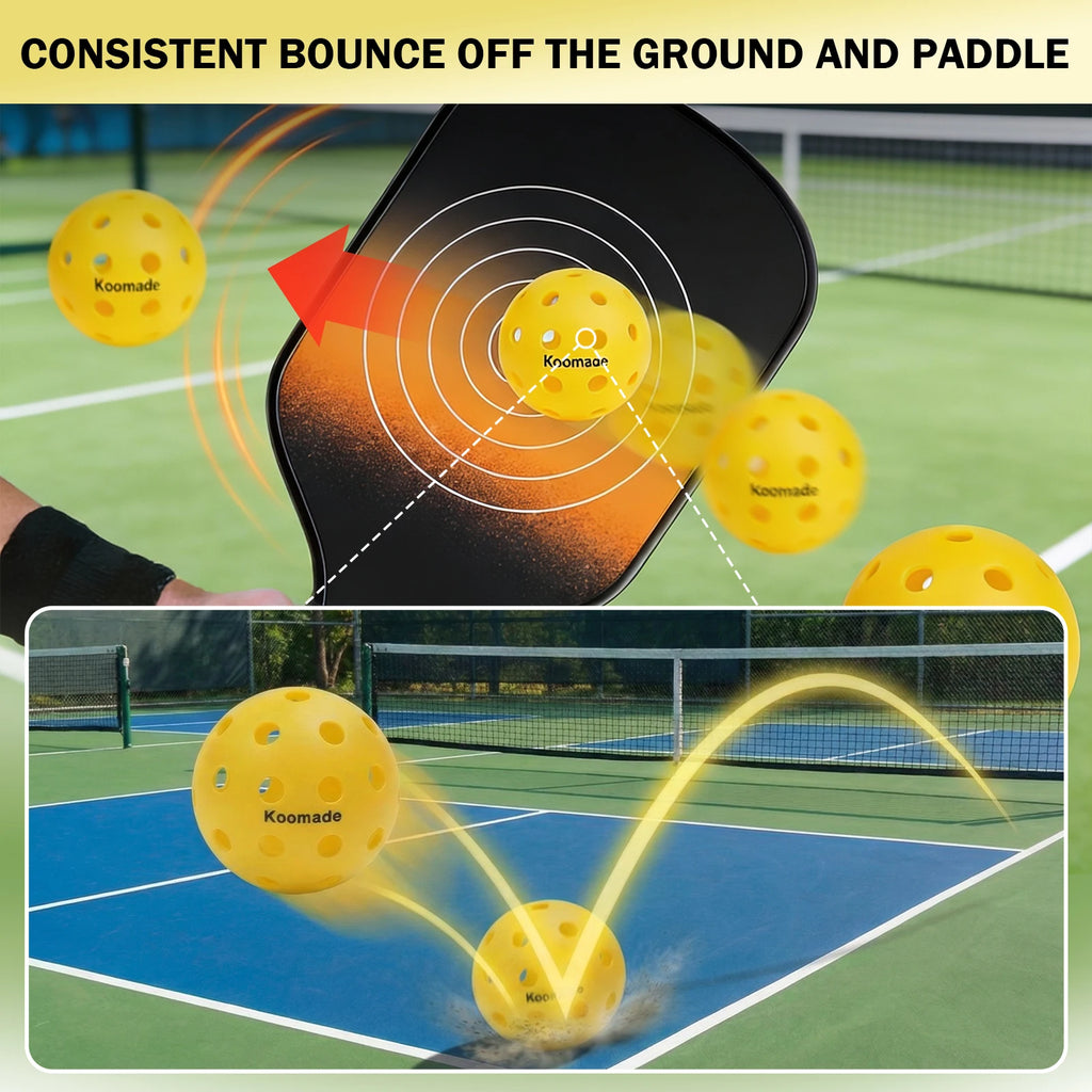 KOOMADE Pickleballs Set