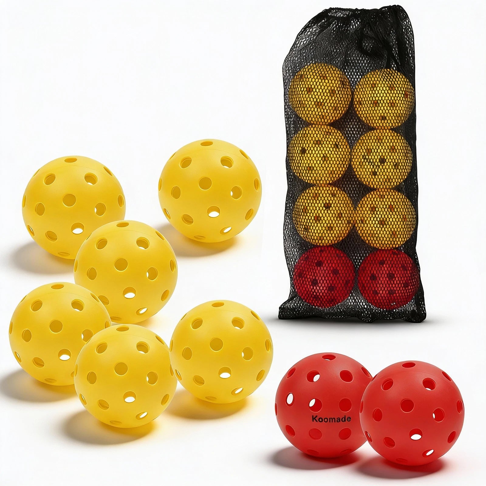 KOOMADE Pickleballs Set