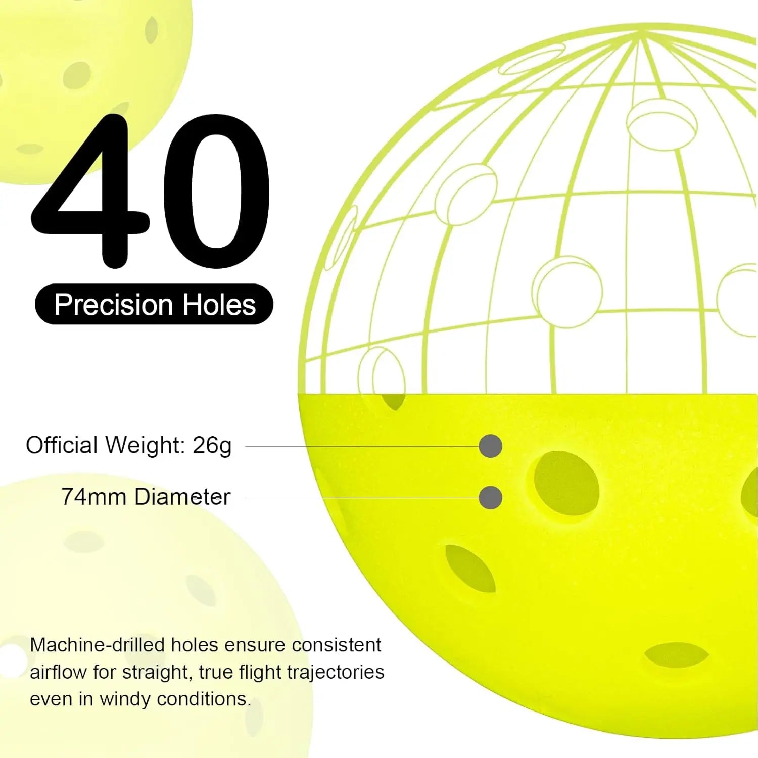 USAPA Outdoor Pickleballs