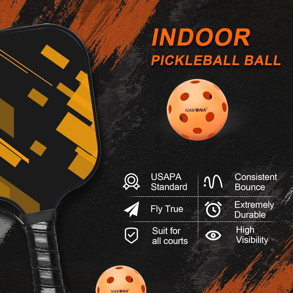 Indoor Pickleballs 40-Pack