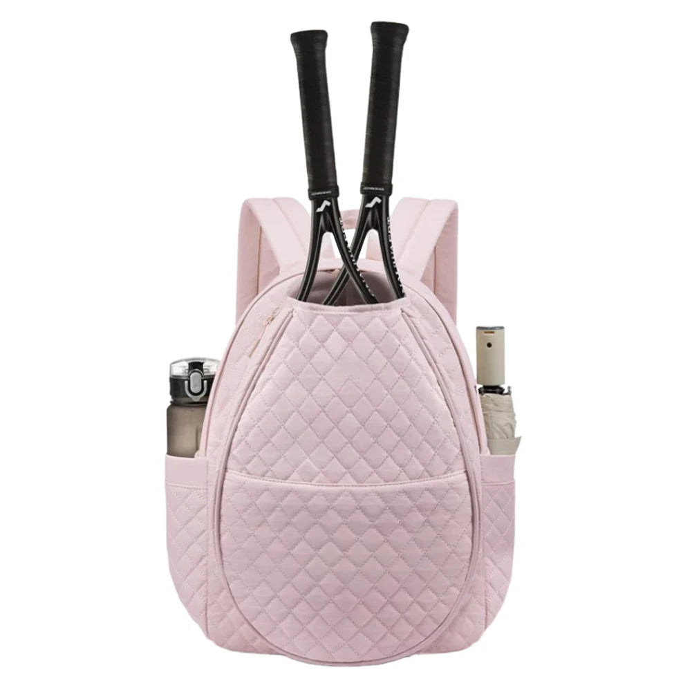 Quilted Tennis Backpack