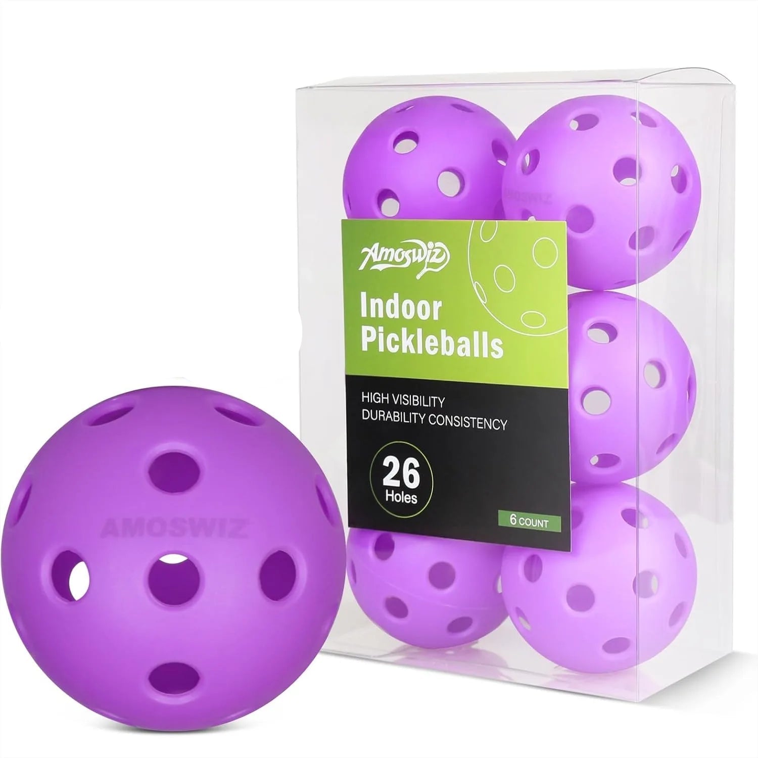 Indoor Pickleballs 6-Pack