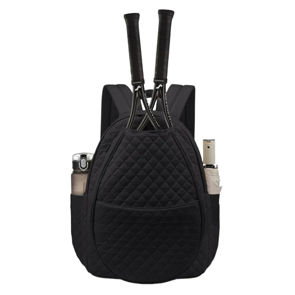 Quilted Tennis Backpack