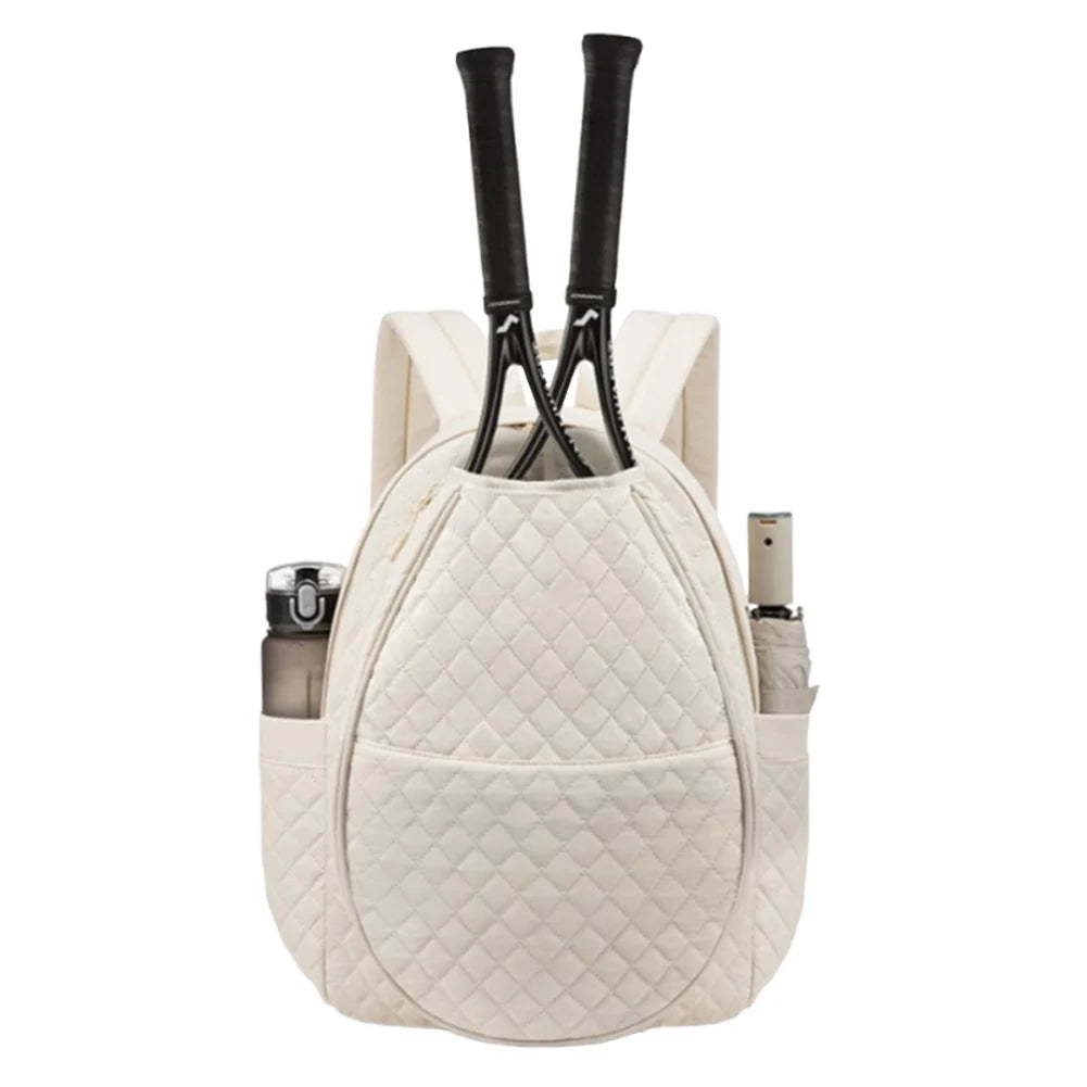 Quilted Tennis Backpack