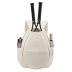 Quilted Tennis Backpack