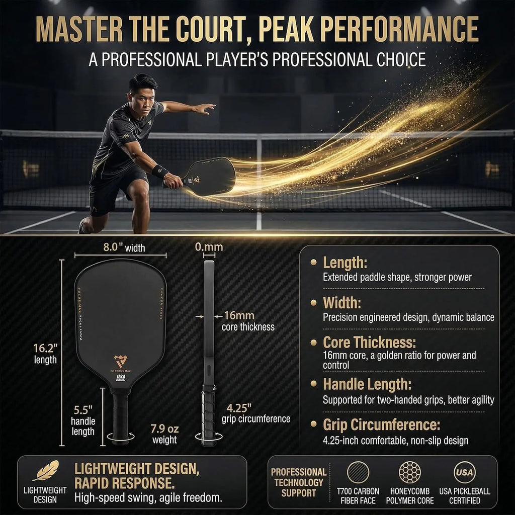 Lightweight Carbon Paddle Set