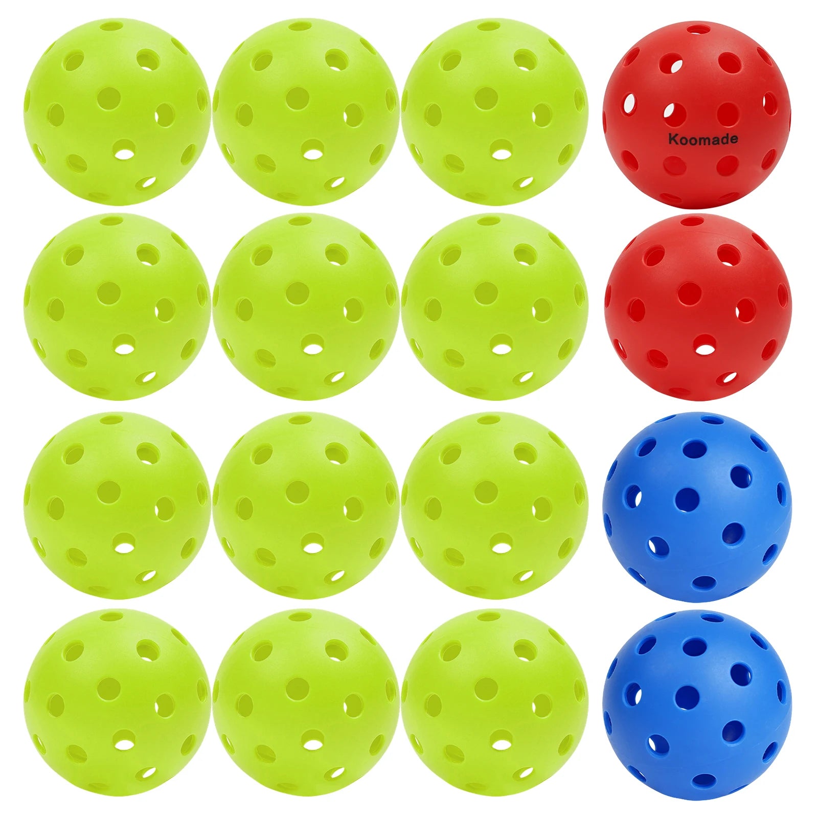 KOOMADE Pickleballs Set