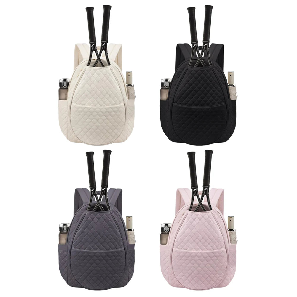 Quilted Tennis Backpack