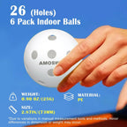 Indoor Pickleballs 6-Pack